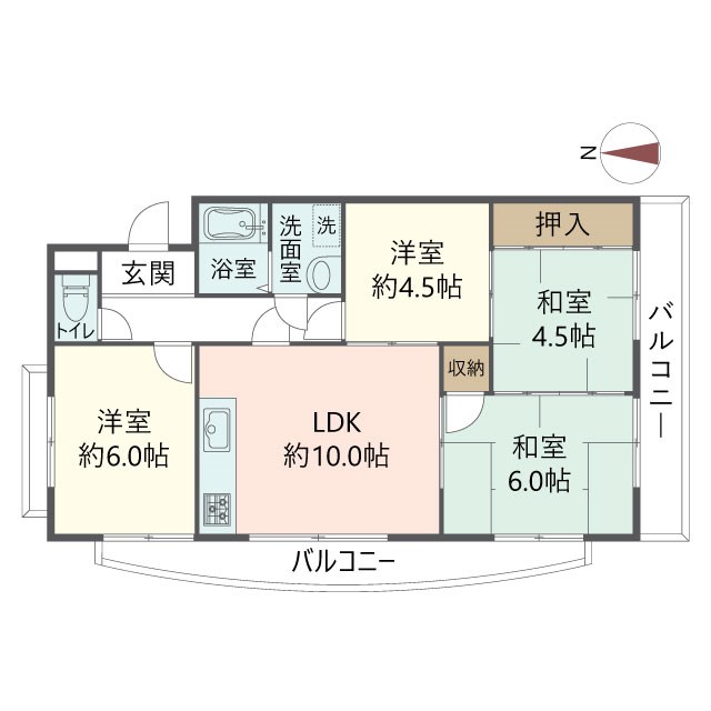 物件の間取り画像