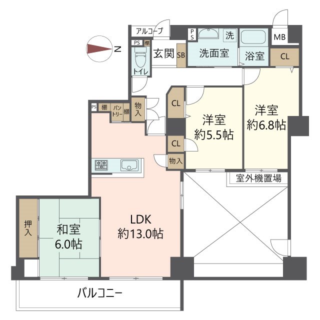 物件の間取り画像