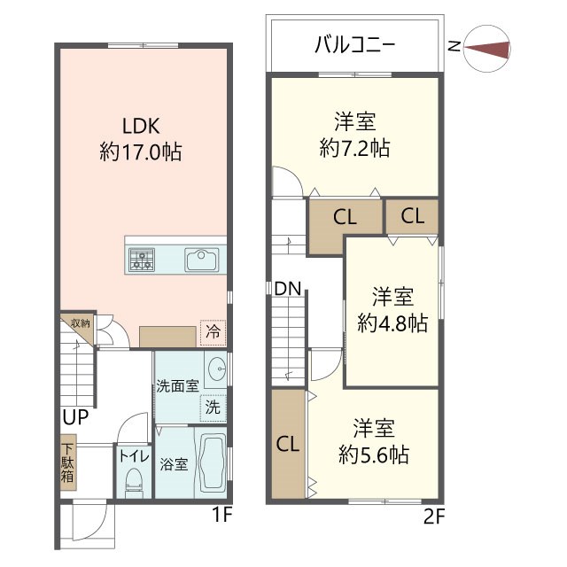 物件の間取り画像