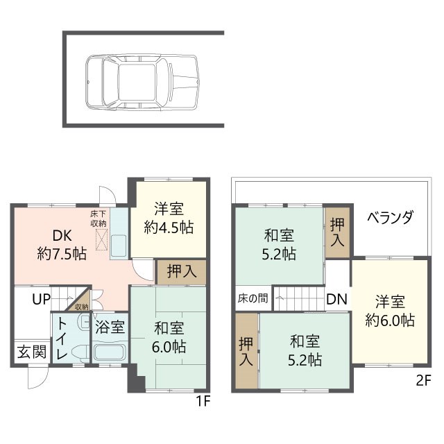 物件の間取り画像