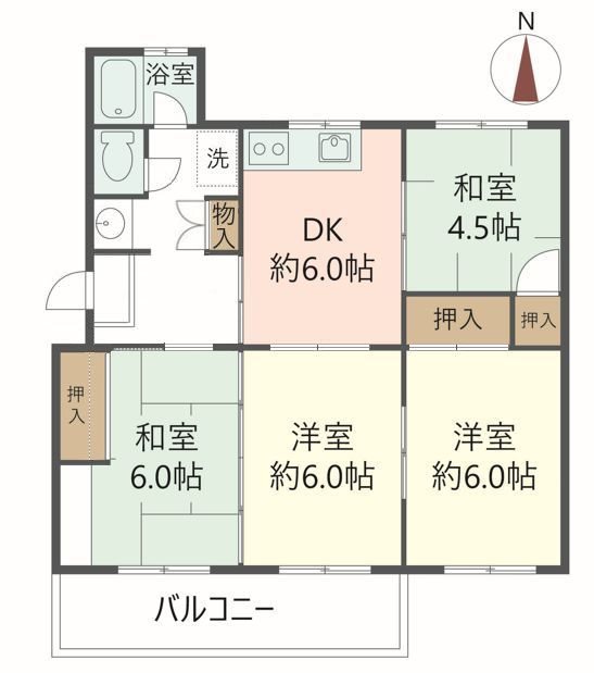 物件の間取り画像