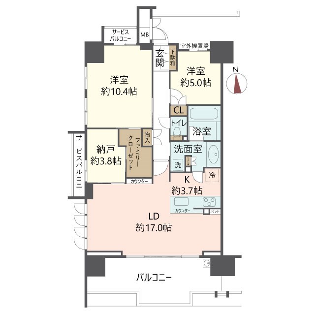 物件の間取り画像