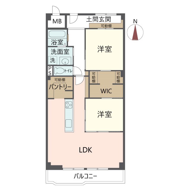 物件の間取り画像