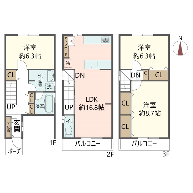 物件の間取り画像