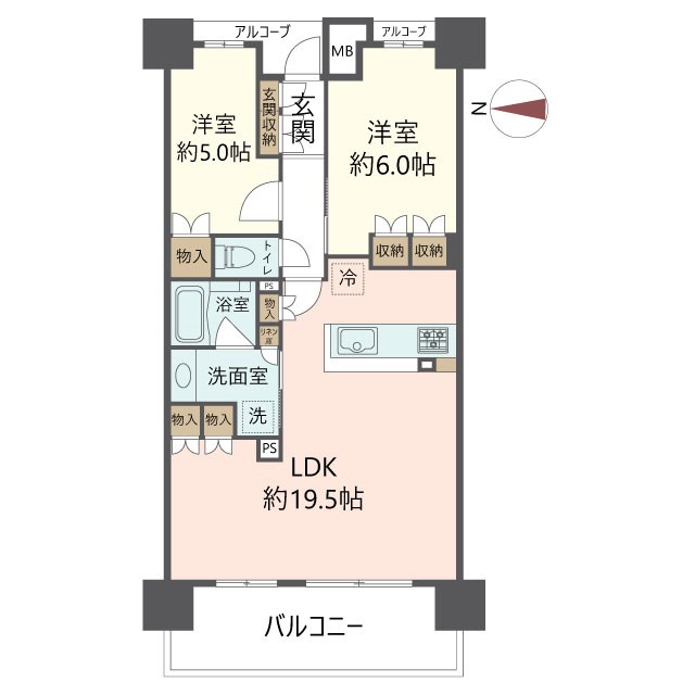 物件の間取り画像