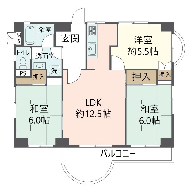 物件の間取り画像