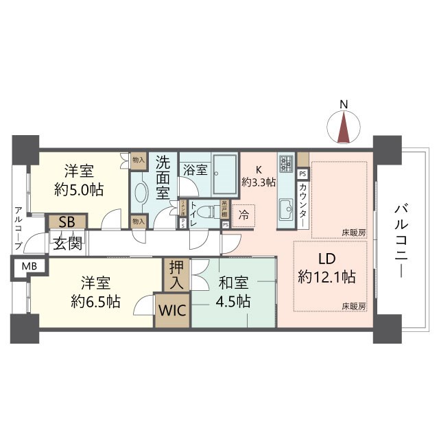 物件の間取り画像