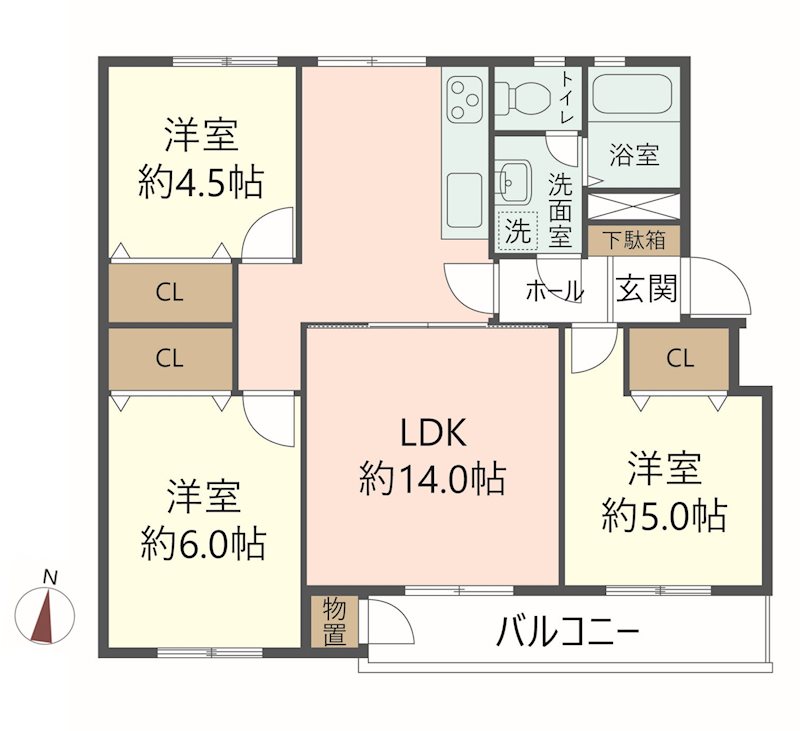 物件の間取り画像