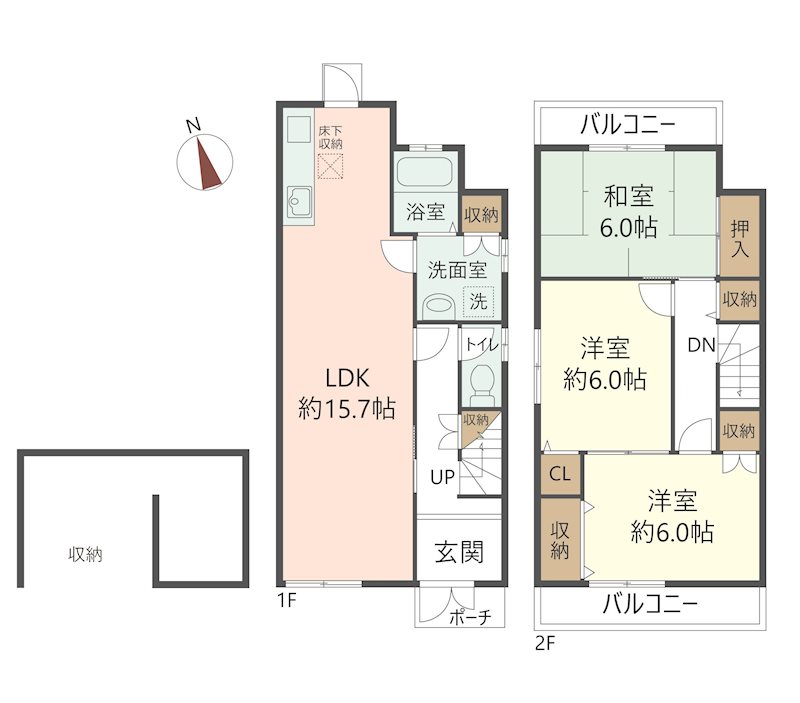 物件の間取り画像
