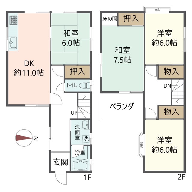 物件の間取り画像