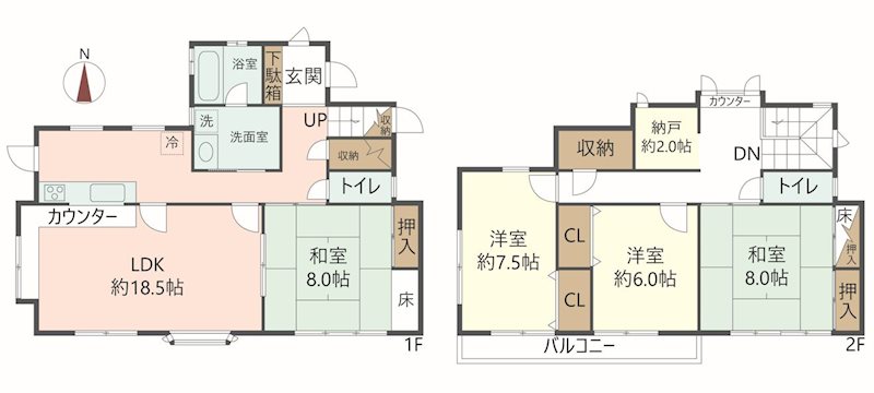 物件の間取り画像