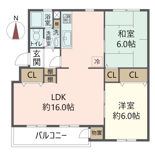 物件の間取り画像