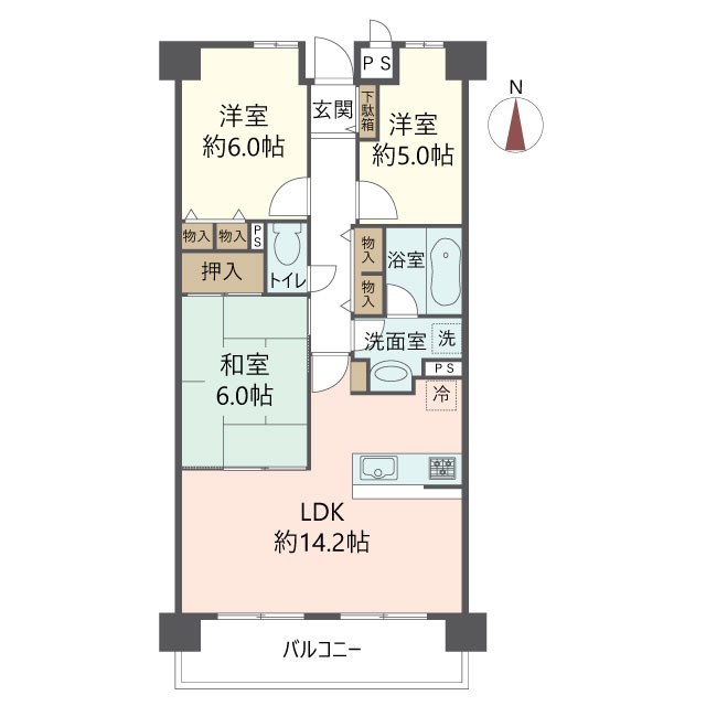 物件の間取り画像