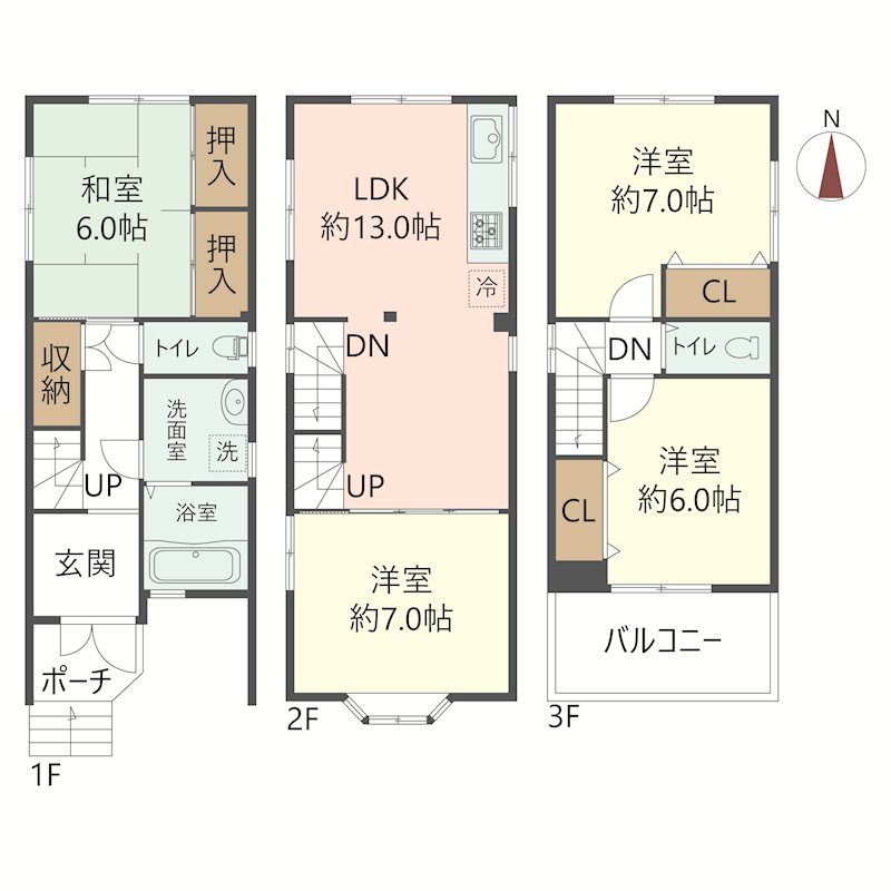 物件の間取り画像