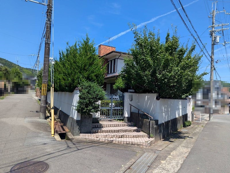 長岡京市金ケ原乙張　建築条件なし売土地