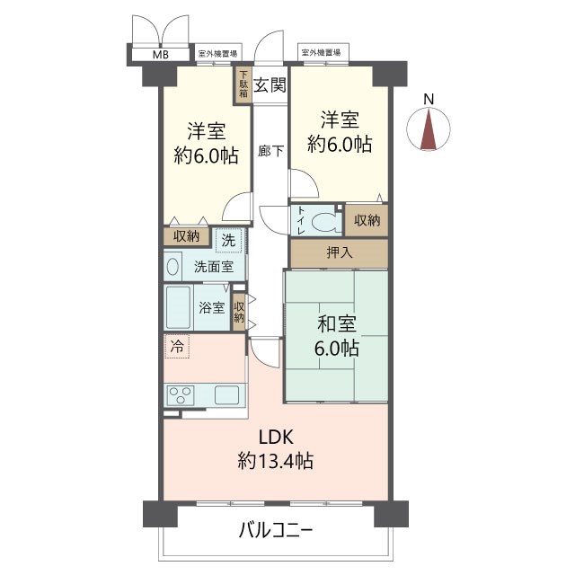 物件の間取り画像