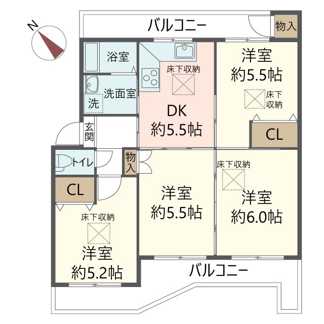 物件の間取り画像