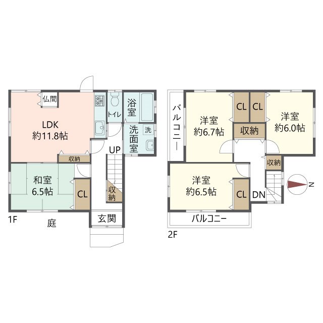物件の間取り画像