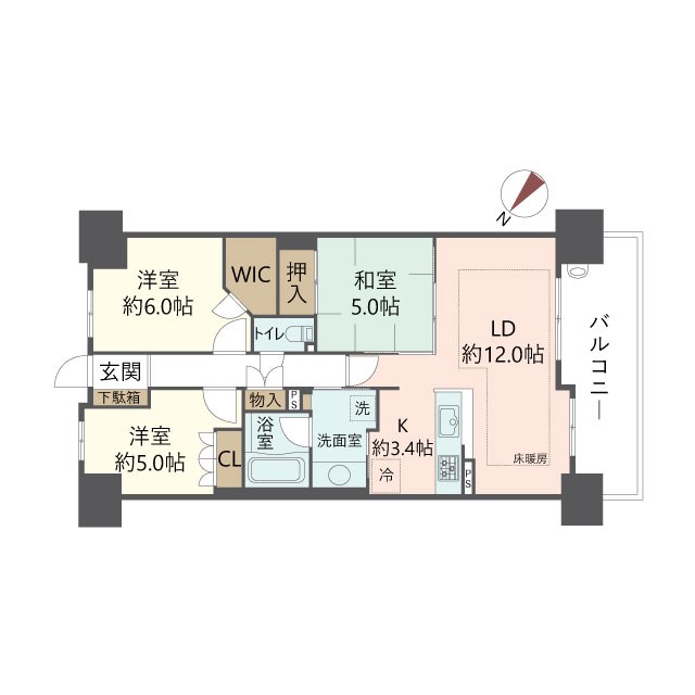 物件の間取り画像
