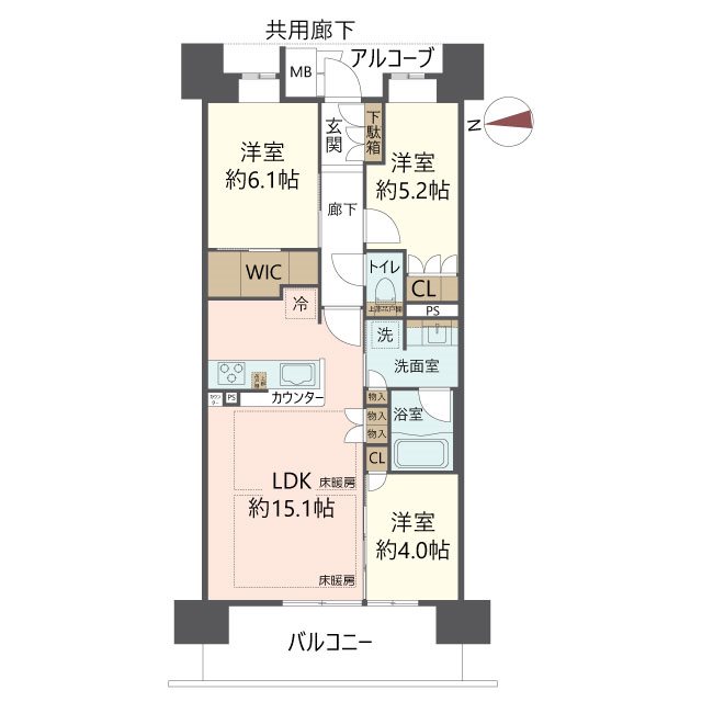 物件の間取り画像