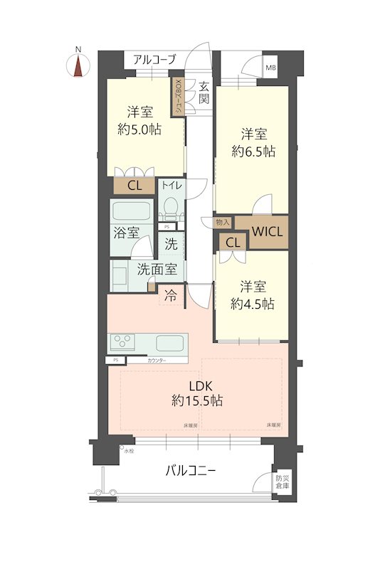 物件の間取り画像