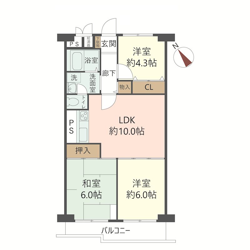 物件の間取り画像