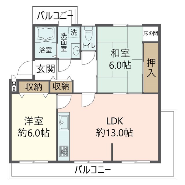 物件の間取り画像