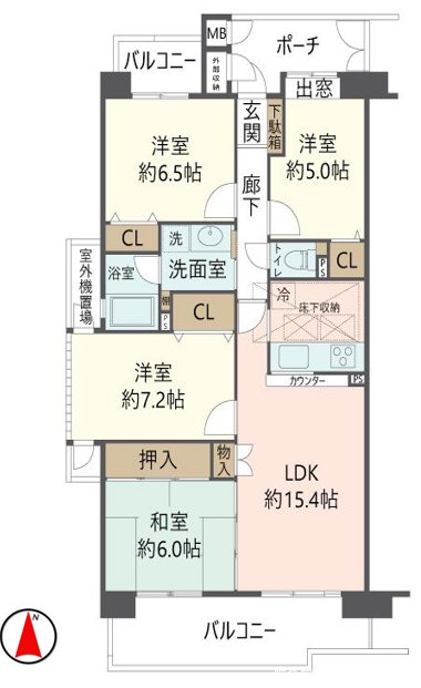 物件の間取り画像