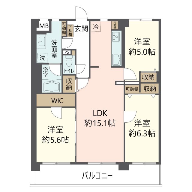 物件の間取り画像