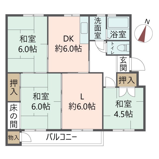 物件の間取り画像