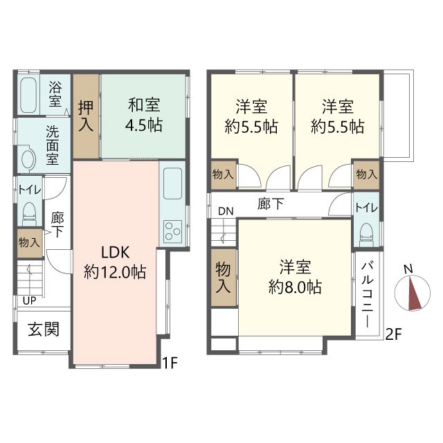 物件の間取り画像