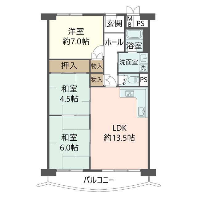 物件の間取り画像