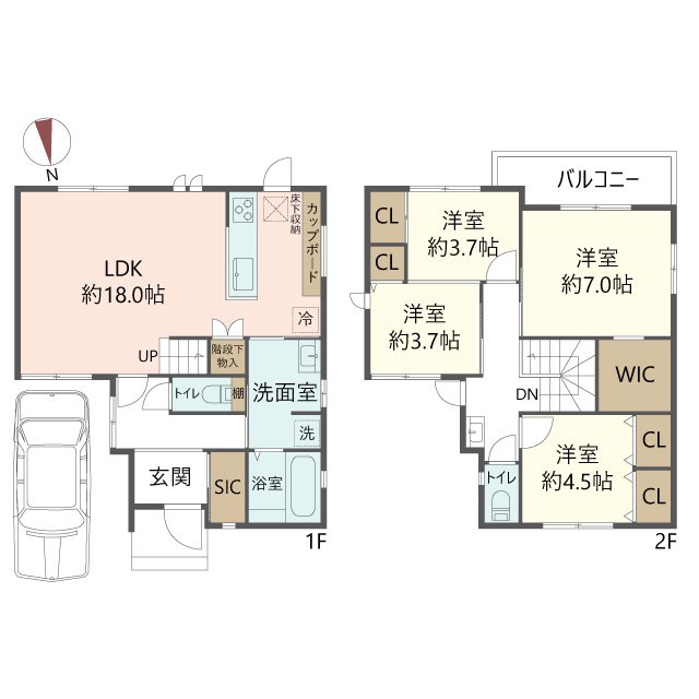 物件の間取り画像