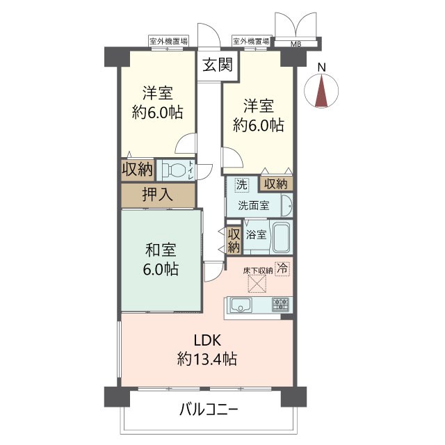 物件の間取り画像