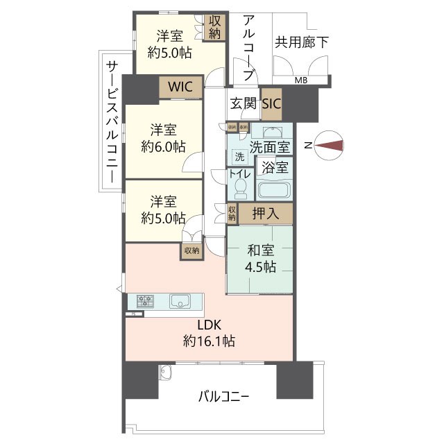 物件の間取り画像
