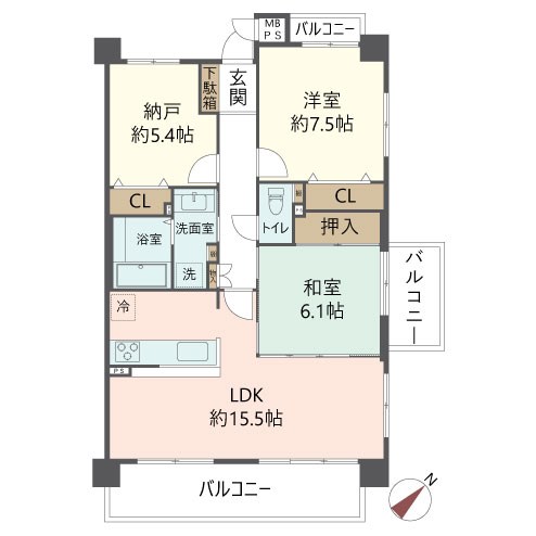 物件の間取り画像