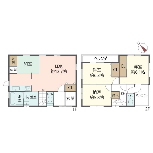 物件の間取り画像
