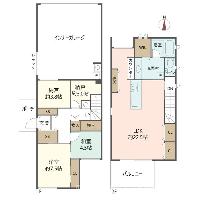 物件の間取り画像