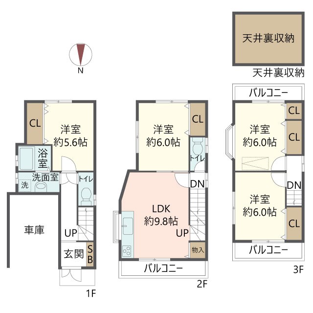 物件の間取り画像
