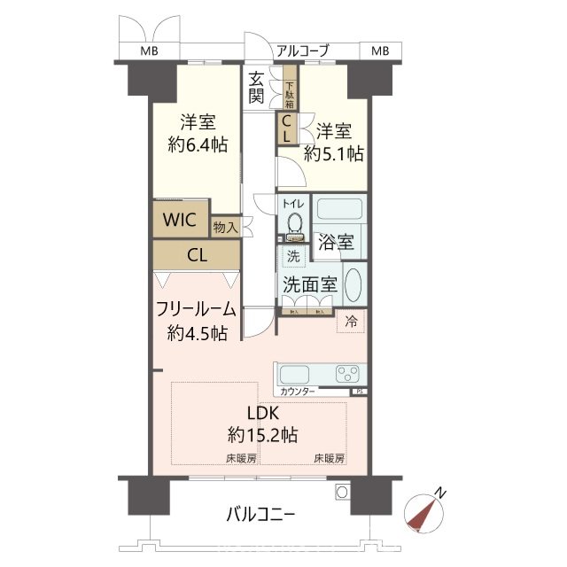 物件の間取り画像