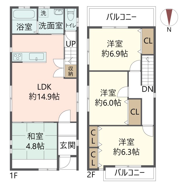 物件の間取り画像