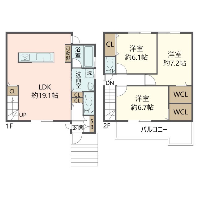 物件の間取り画像