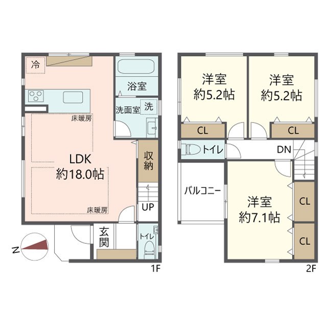 物件の間取り画像
