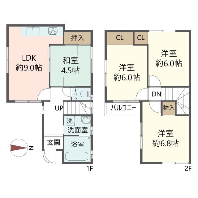 物件の間取り画像