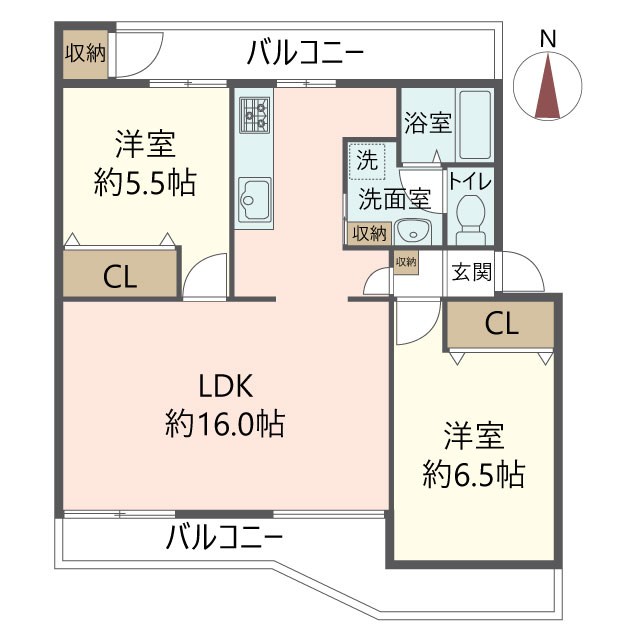 物件の間取り画像