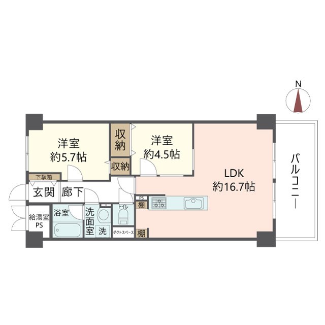 物件の間取り画像
