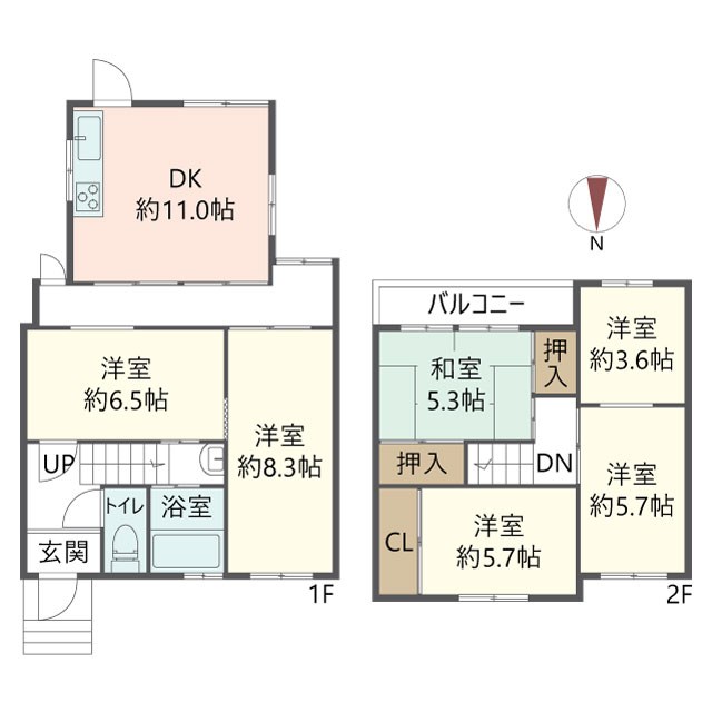 物件の間取り画像