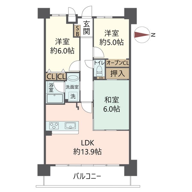 物件の間取り画像