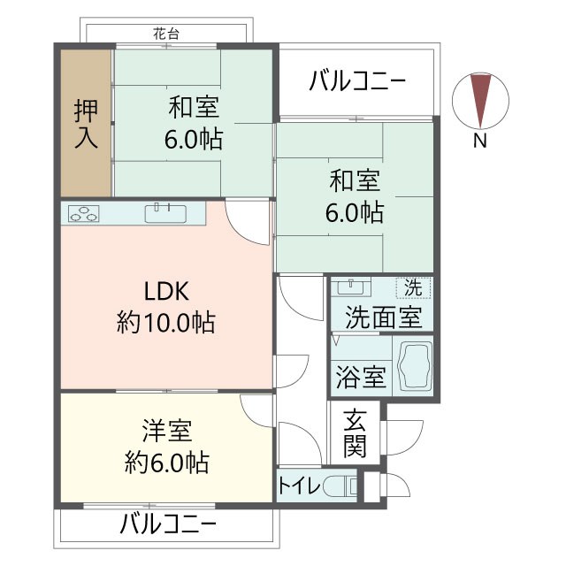 物件の間取り画像