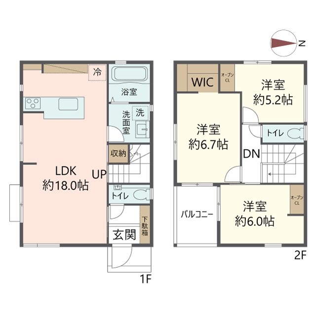 物件の間取り画像